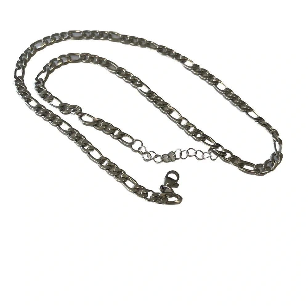 Mens Necklace Chain Stainless Steel Adjustable New With Tags Fashion